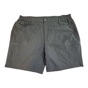 Viodia mens hiking shorts sz XXL nylon spandex cargo black golf outdoor